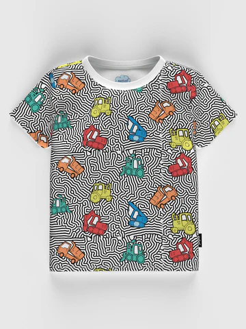 Boys Pack Of 3 Graphic Printed Cotton T-Shirts