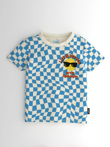 Boys Polka Dot 2 Printed Antimicrobial Pockets T-shirt