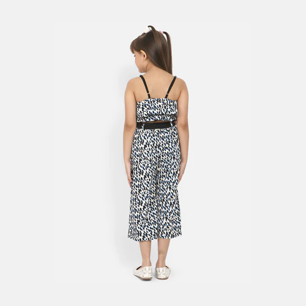 Girls Peach-Coloured Net Dress