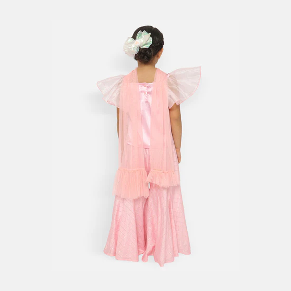 Infants Checked Pure Cotton A-Line Dress