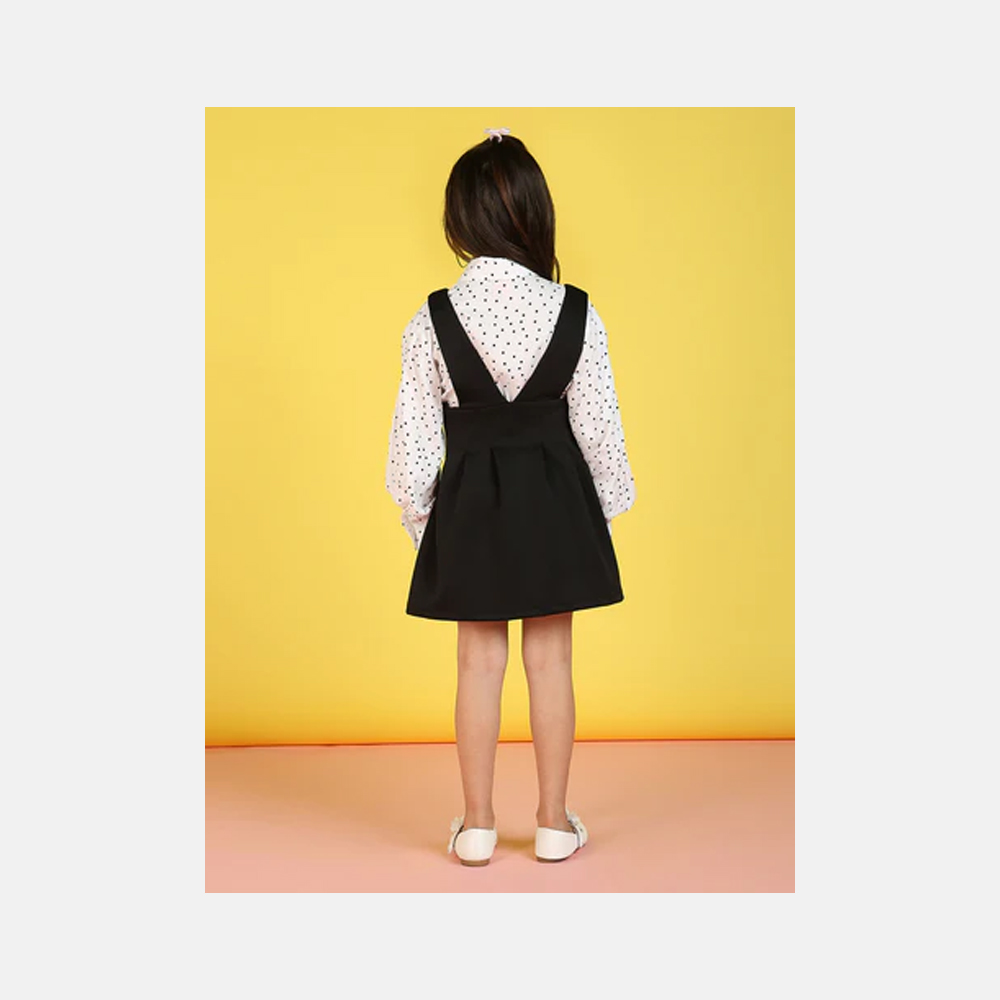 Girls Graphic Printed A-Line Dress