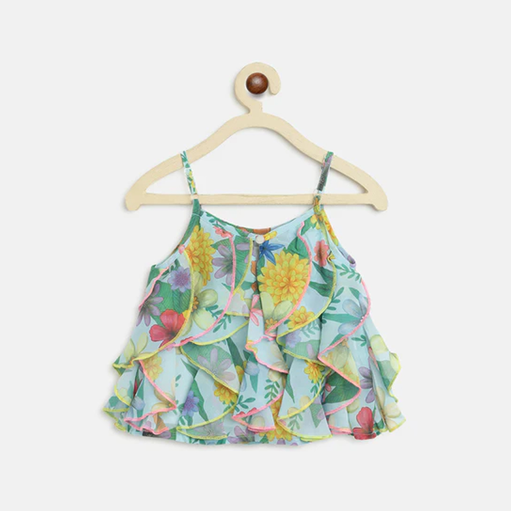 Girls Polka Dot Printed Embroidered Peter Pan Collar Fit Flare Dress