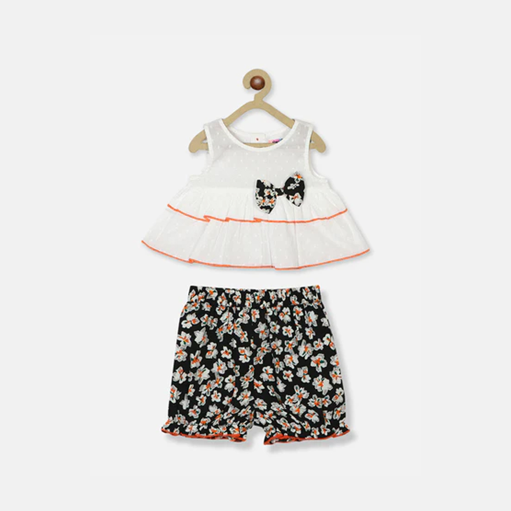 Infants Girls Top With Shorts