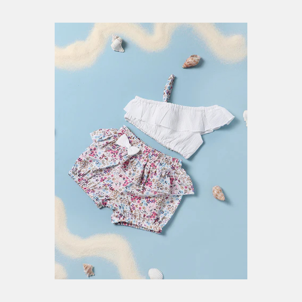 Girls Top with Shorts